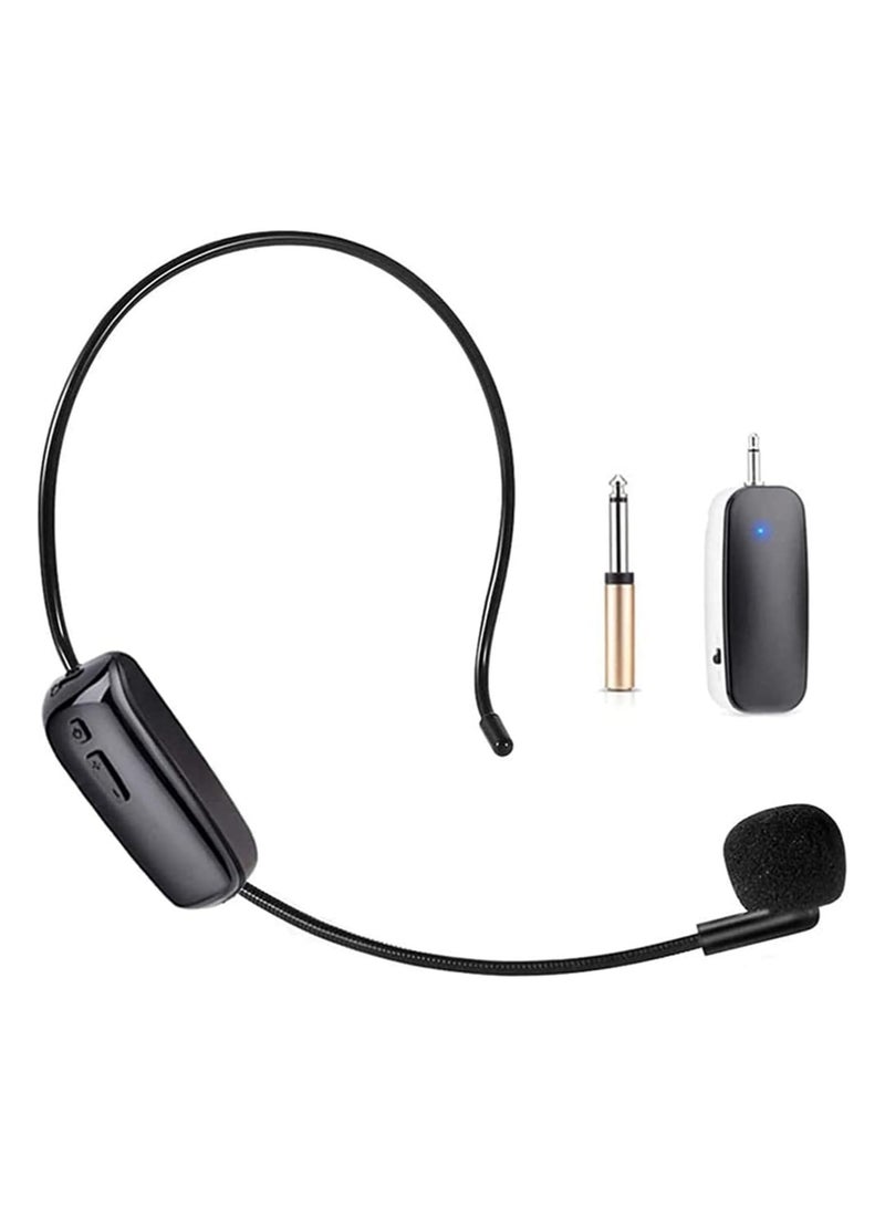 Wireless Microphone Headset, UHF Wireless Mic Headset and Handheld 2 in 1, 165 ft Range for Voice Amplifier, Stage Speakers Teacher Tour Guides Fitness Instructor - Image 1