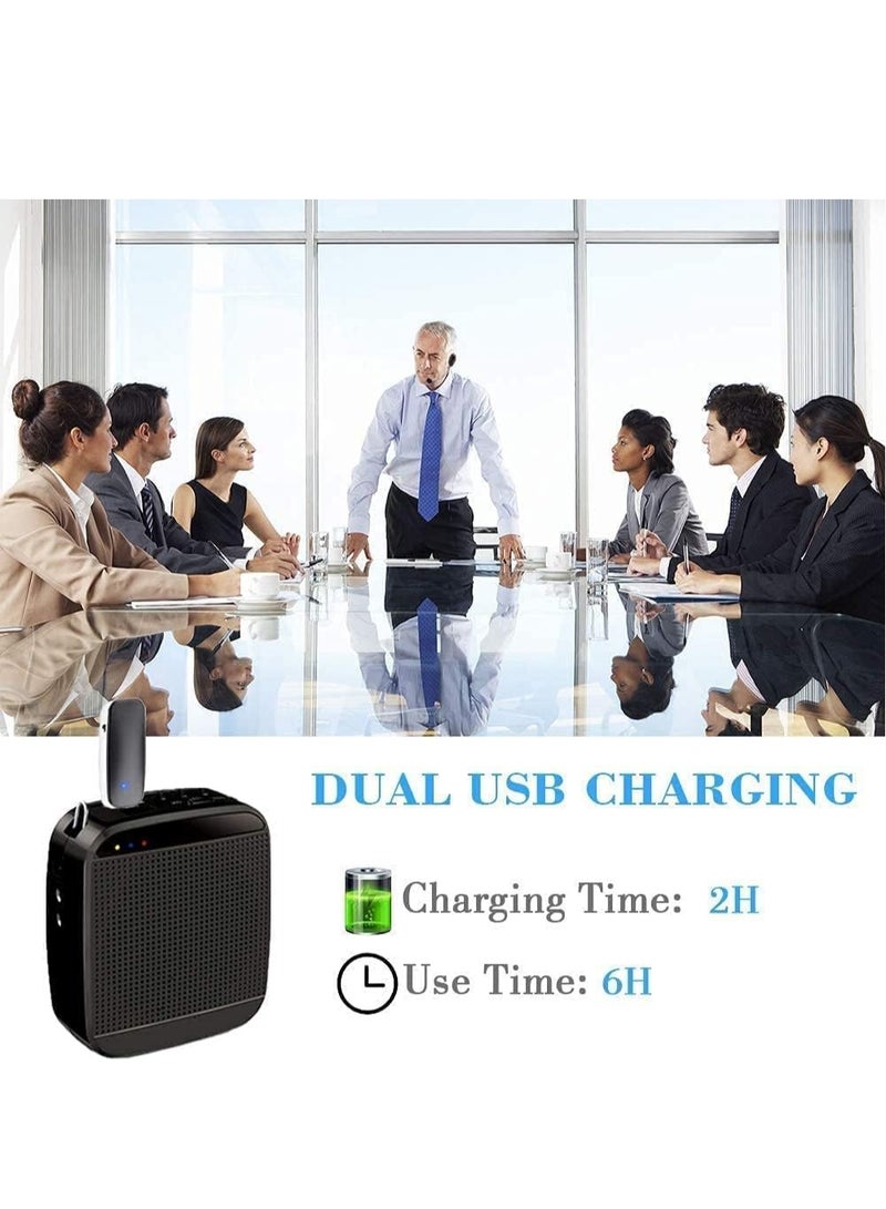 Wireless Microphone Headset, UHF Wireless Mic Headset and Handheld 2 in 1, 165 ft Range for Voice Amplifier, Stage Speakers Teacher Tour Guides Fitness Instructor - Image 2