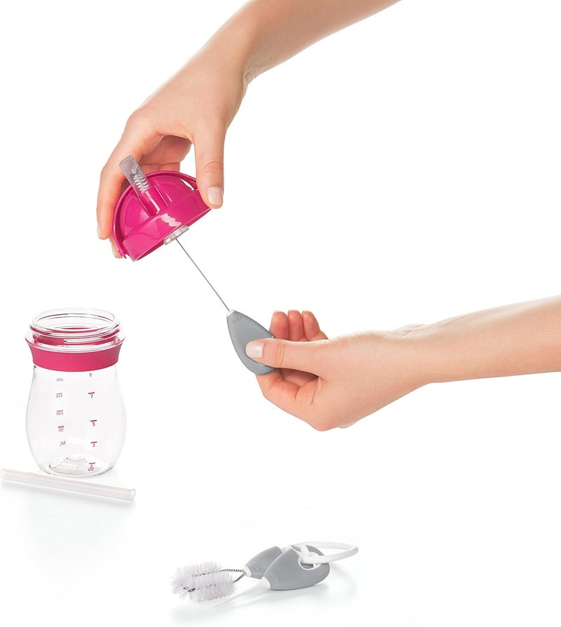 OXO Tot Cleaning Set for Straw & Sippy Cup, Gray - Image 3