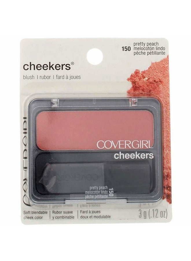 CoverGirl - CoverGirl Cheekers Blush, # 150 Pretty Peach, 0.12 Ounce - Image 1
