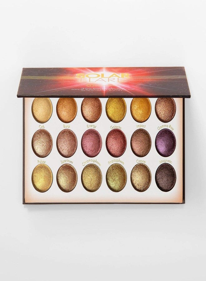 bhcosmetics BH Cosmetics Solar Flare 18 Color Baked Eyeshadow Palette - Image 2