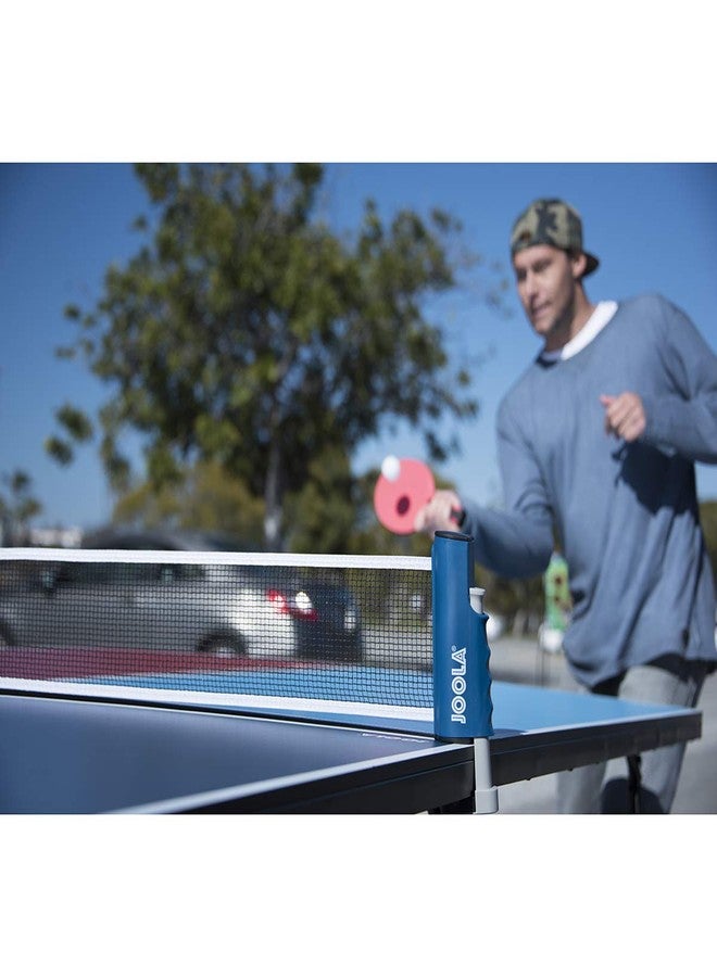 JOOLA Retractable Ping Pong Net - Ping Pong Net for Any Table - Portable Table Tennis Net and Post Set Stretches 5.75’ & Clamps to Any Table Up to 2” - Optional Racket and Ball Set, Games for Family - Image 5
