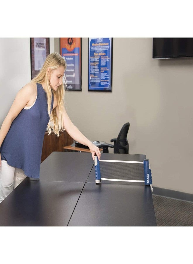 JOOLA Retractable Ping Pong Net - Ping Pong Net for Any Table - Portable Table Tennis Net and Post Set Stretches 5.75’ & Clamps to Any Table Up to 2” - Optional Racket and Ball Set, Games for Family - Image 4