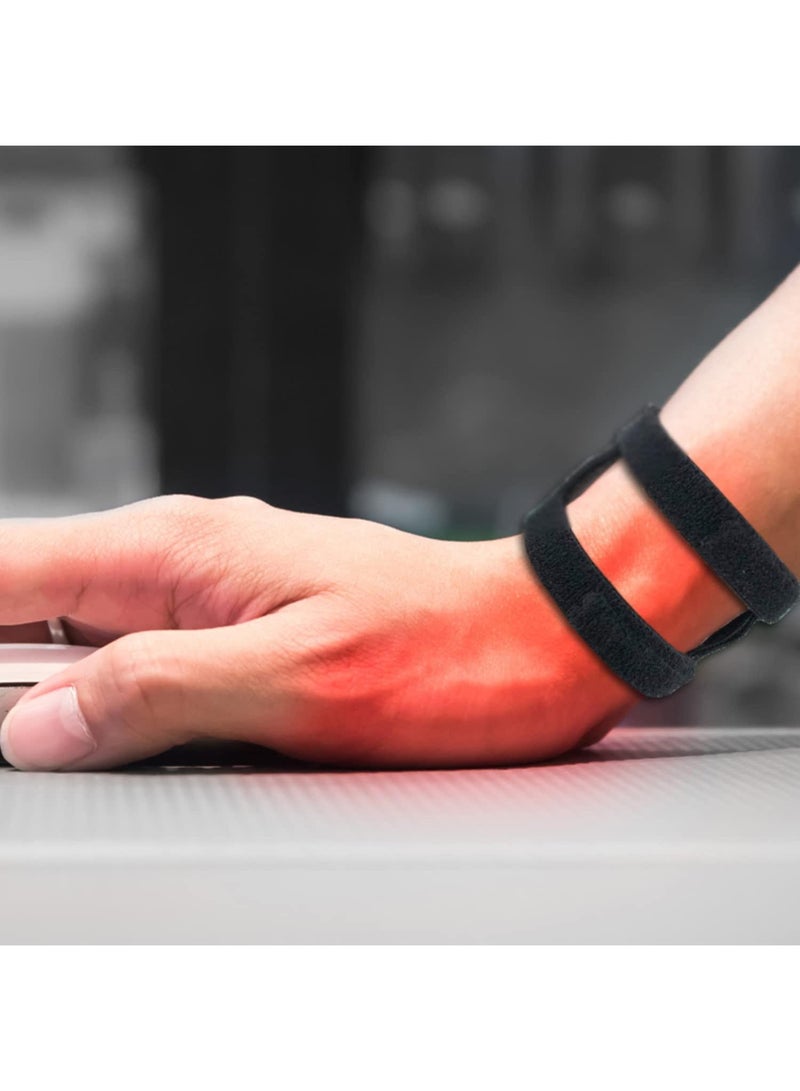 Sweet seven دعامة معصم رفيعة قابلة للتعديل لتخفيف تمزق TFCC والألم - مثالية لإصابات TFCC، ضغط الوزن، التمارين - مقاس واحد يناسب الجميع - Image 4