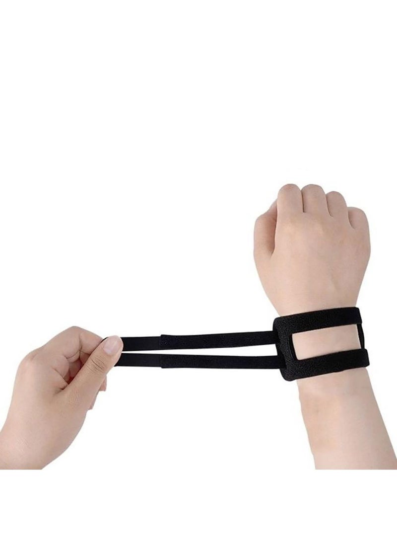 Sweet seven دعامة معصم رفيعة قابلة للتعديل لتخفيف تمزق TFCC والألم - مثالية لإصابات TFCC، ضغط الوزن، التمارين - مقاس واحد يناسب الجميع - Image 5