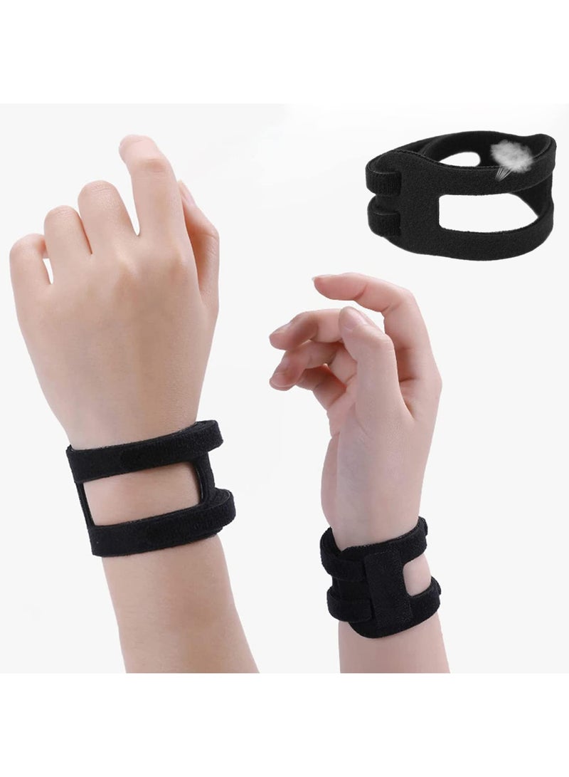 Sweet seven دعامة معصم رفيعة قابلة للتعديل لتخفيف تمزق TFCC والألم - مثالية لإصابات TFCC، ضغط الوزن، التمارين - مقاس واحد يناسب الجميع - Image 1