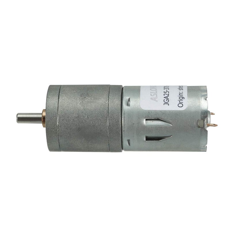 12V DC 120RPM Electric Gear Motor With 4mm Shaft Speed Reduction Gearbox - Image 3