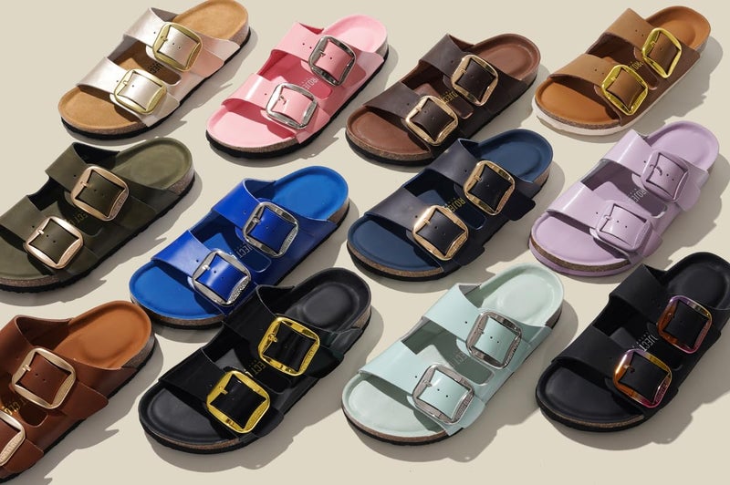 Project Cloud 100% Genuine Leather Flat Sandals for Women 2026 Comfortable Beach Essentials Womens Sandals Memory Foam Vacation Essentials Slides for Women Footwear (Santorini, DUSTPKSDE,8M) - Image 3