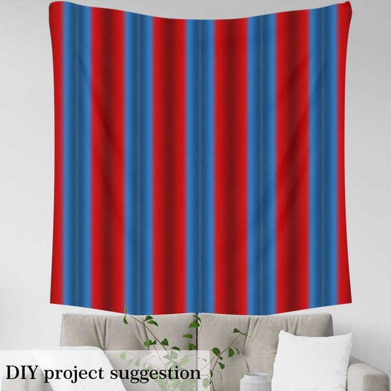 Gradient Abstarct Upholstery Fabric for Chairs Boys Girls Red Blue Fabric by The Yard 109"x63", Contemporary Aesthetic Ombre Boho Minimalist Modern Art Outdoor Fabric - Image 4