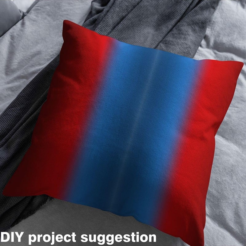 Gradient Abstarct Upholstery Fabric for Chairs Boys Girls Red Blue Fabric by The Yard 109"x63", Contemporary Aesthetic Ombre Boho Minimalist Modern Art Outdoor Fabric - Image 3