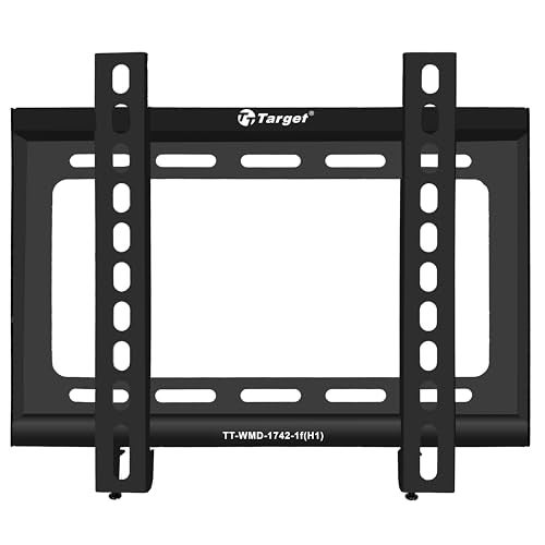 Target TT-WMD-1742-1F (H1) TV Wall Mount Bracket, 17-42 inch Screens, 30KG Load Capacity, VESA 200x200mm, Black - Image 1