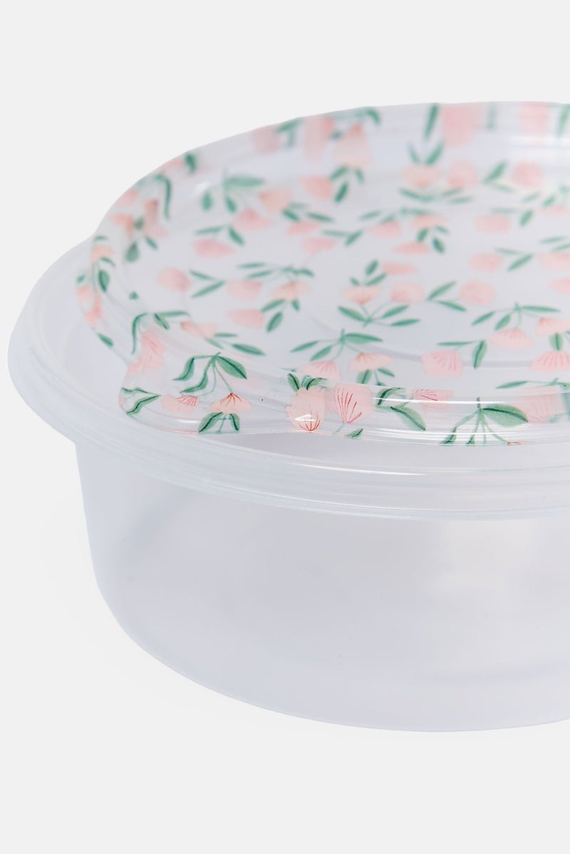 COOK WITH COLOR 24 Pieces Floral Pattern Food Storage Containers, Multicolor - Image 3