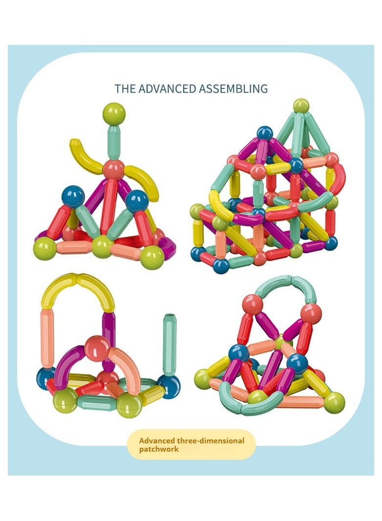 25 Pcs 3D Magnet Building Toys - Magnetic Building Sticks Blocks Toy - STEM Educational Construction Toys - Learning Boys Girls Toys Age 3+ - Birthday Gift