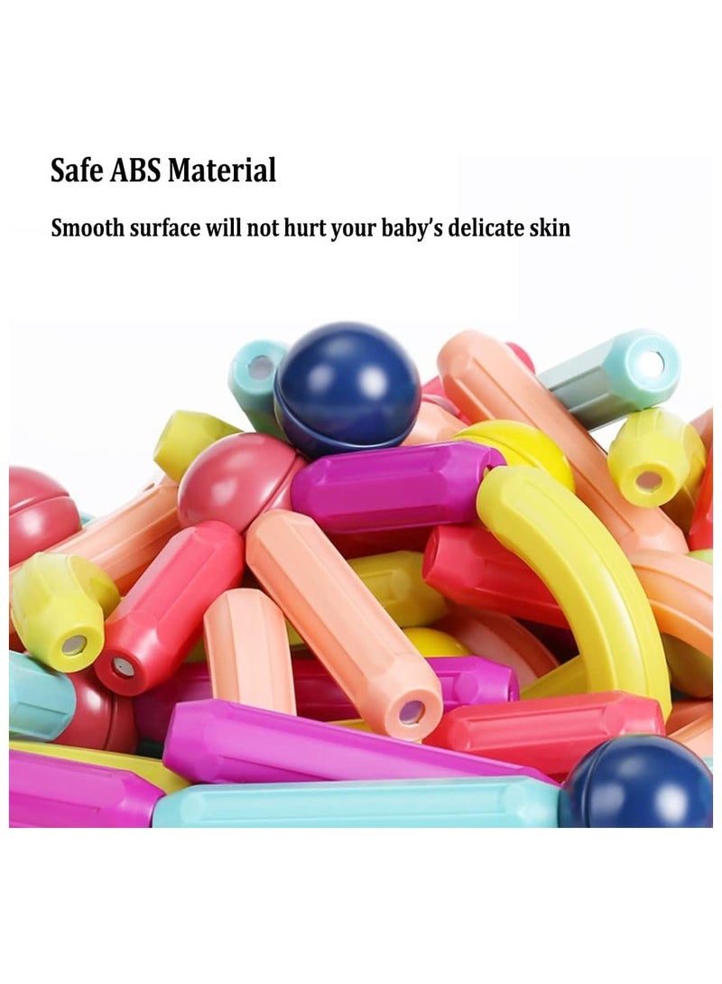 25 Pcs 3D Magnet Building Toys - Magnetic Building Sticks Blocks Toy - STEM Educational Construction Toys - Learning Boys Girls Toys Age 3+ - Birthday Gift