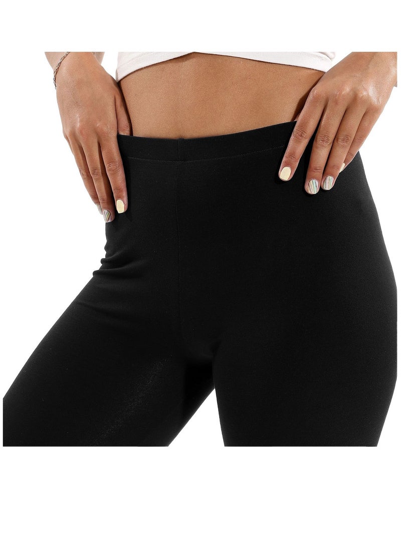 Mesery - Black Plain Long Short - Image 1