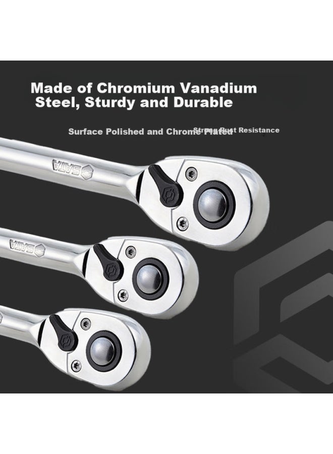 Sata 6.3mm Series Professional Quick-release Ratchet Wrench 5", Mini Version Small Flying Ratchet Wrench 11902 - Image 5