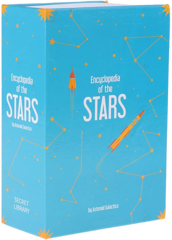 klarako Dictionary Safe Book Diversion with Combination Lock, Secrect Hidden Lock Key Box Set  key Stars, 180x115x55m - Image 2