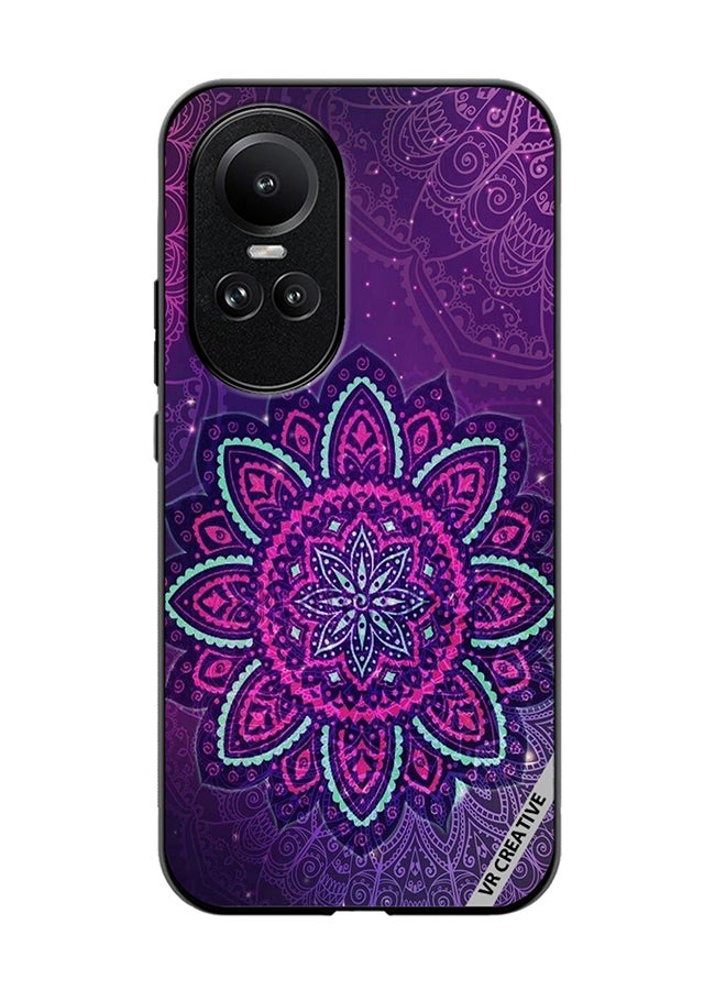 VR CREATIVE Protective Case Cover For Oppo Reno 10 Pro Mandala Design Multicolour - Image 1