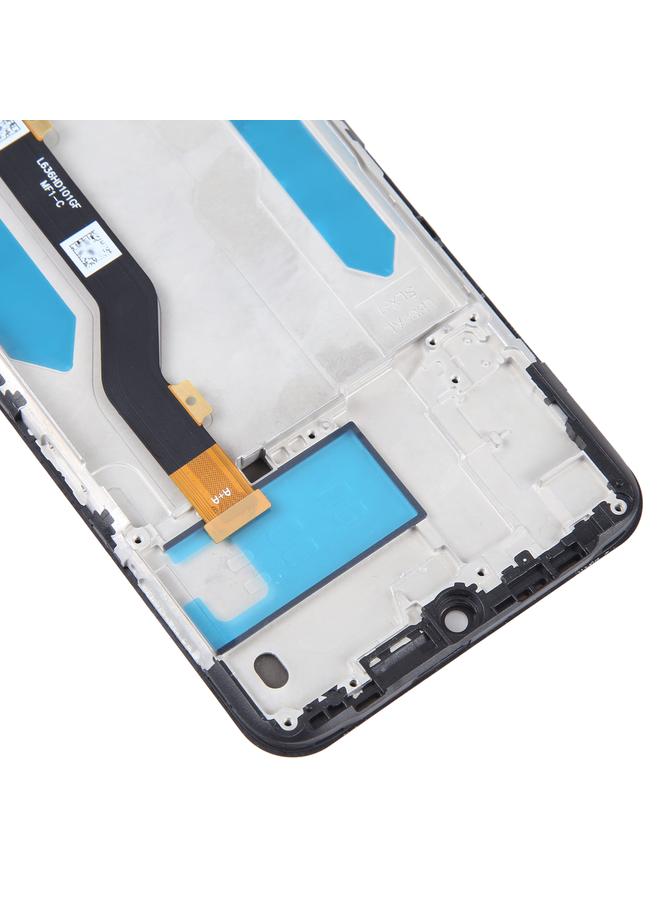 erorex Replacement OLED LCD Screen For Tecno Phantom 9 AB7 Digitizer Full Assembly With Frame - Image 3