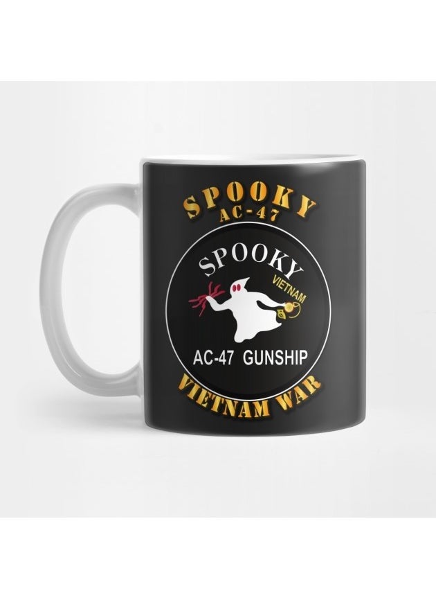 Pixxa - Spooky Ac - 47 - Vietnam War W Txt Mug - Image 1