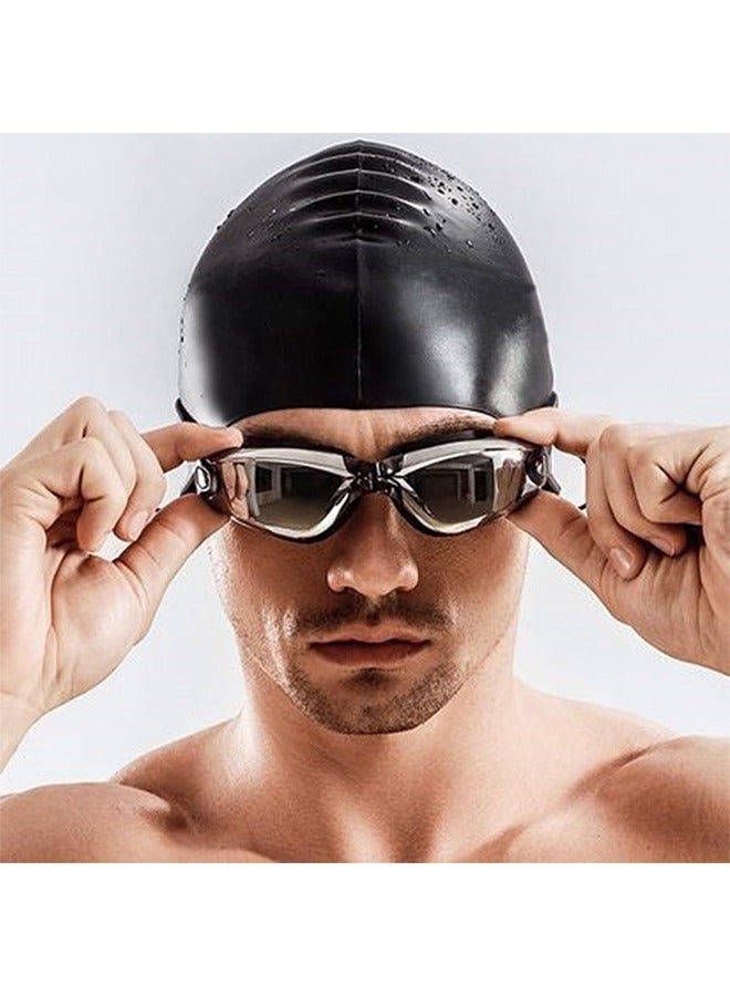 BOFAN 7-in-1 Anti-Fog Swimming Goggles Set with UV Protection, Leakproof Silicone Fit, Swim Cap, Nose Clip, Earplugs, Goggles Case, Waterproof Phone Pouch, Cleaning Cloth & Storage Bag – Unisex Goggles for Men, Women & Teens, Premium Set for Swimming and Everyday Use - Image 5
