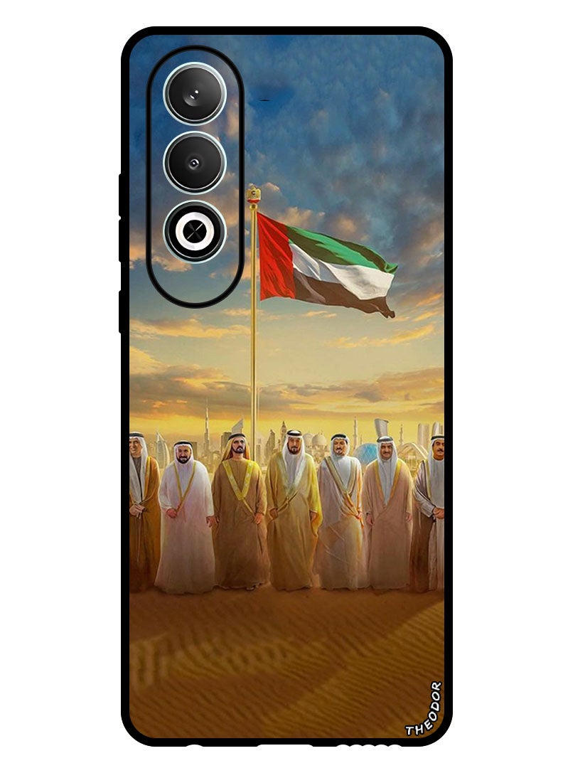Theodor Protective Case Anti Scratch Shock Proof Bumper Cover For OnePlus Nord CE 4 Uae Flag Uae Rulers - Image 1