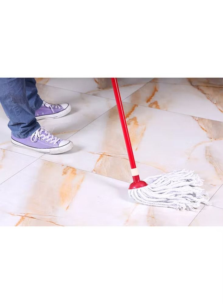 Dream Zone Cotton String Mop Red/White 15cm - Image 3