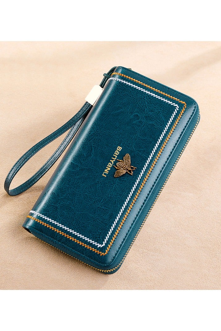 BANYANU Wallet Women's Long Style 2025 New Leather Large Capacity Handbag Women's Money Clip