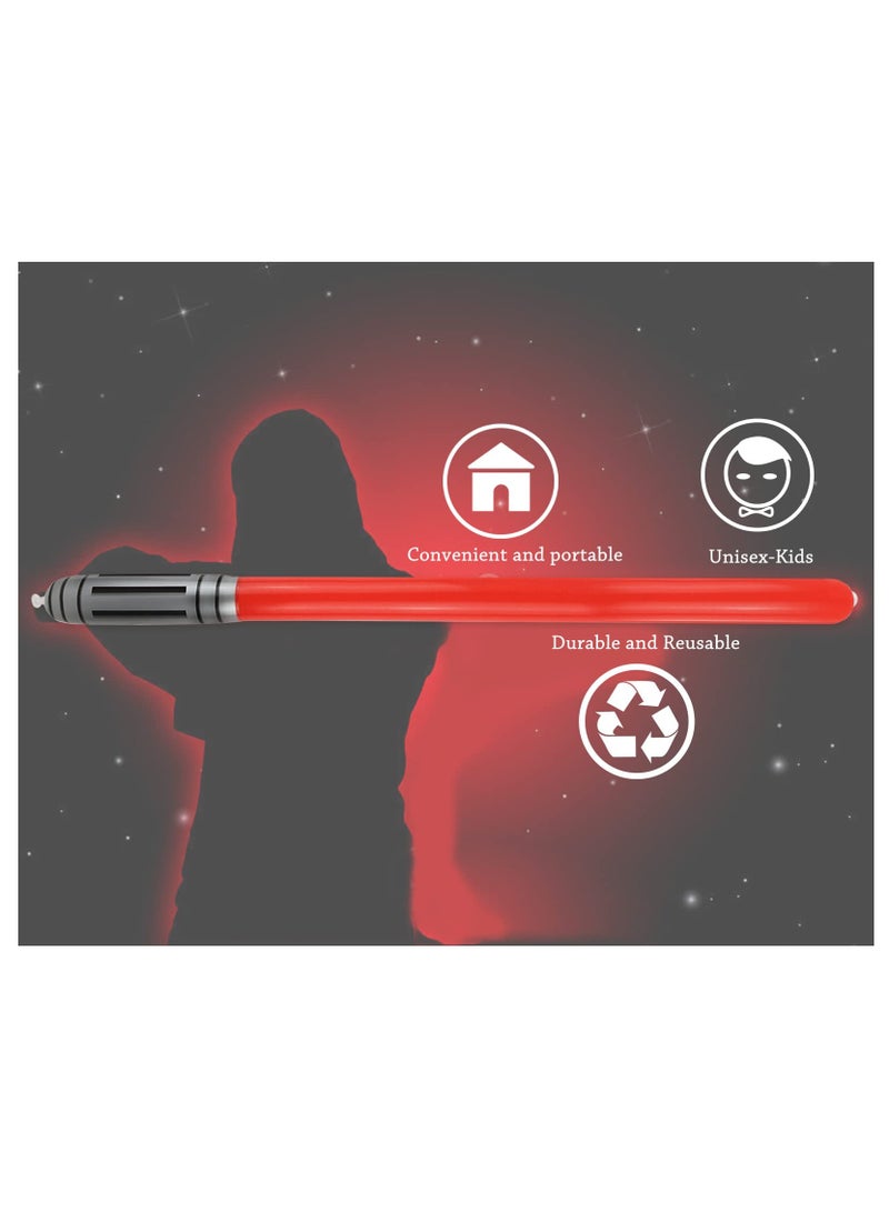 Excefore Inflatable Light Saber Sword Toys Set for Kids Party Favors, Movie Cosplay Inflatable Light Swords Prop for Star Wars Themed Party, Birthday Party Decorate - Image 3