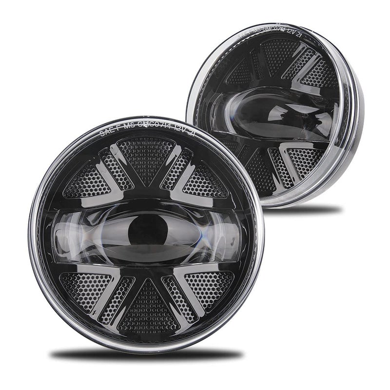 Z-OFFROAD مصابيح ضباب LED ترقية Z-OFFROAD متوافقة مع GMC سييرا 1500 2500HD 3500HD 2007 2008 2009 2010 2011 2012 2013 2014 مجموعة مصابيح ضباب LED لاستبدال مصابيح القيادة في الشاحنات - أسود - Image 1