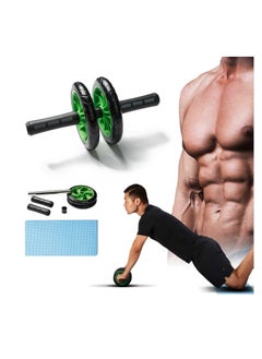 Cactus Fitness Cactus Fitness ab roller wheel workout exercise equipment , Ab Wheel For Abdominal Workout With Mat, Perfect Home Gym Equipment for Men Women Abdominal Exercise  - Image 1
