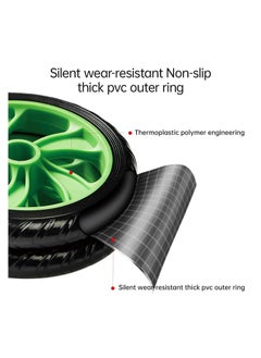 Cactus Fitness Cactus Fitness ab roller wheel workout exercise equipment , Ab Wheel For Abdominal Workout With Mat, Perfect Home Gym Equipment for Men Women Abdominal Exercise  - Image 2