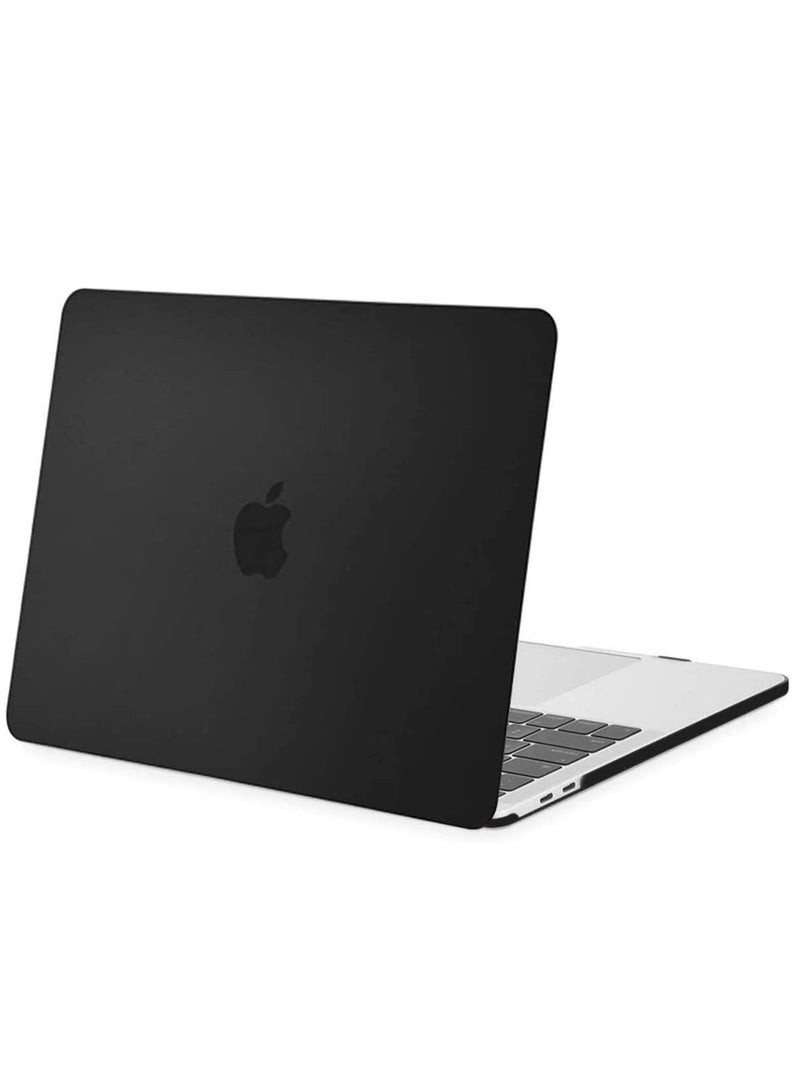 Mosiso MacBook Air 13.6 inch Case 2022 2023 Release A2681 M2 Chip with Retina Display & Touch ID Protective Plastic Hard Shell Case Cover Black - Image 1