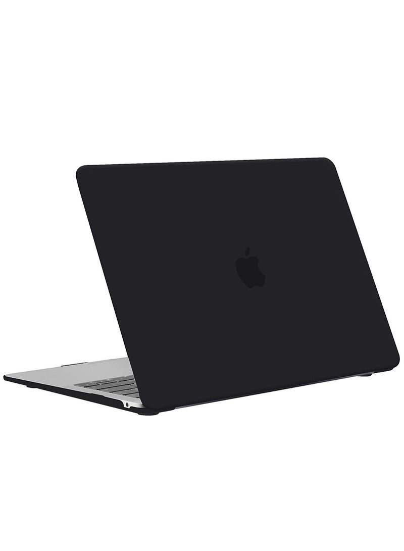 Mosiso MacBook Air 13.6 inch Case 2022 2023 Release A2681 M2 Chip with Retina Display & Touch ID Protective Plastic Hard Shell Case Cover Black - Image 2