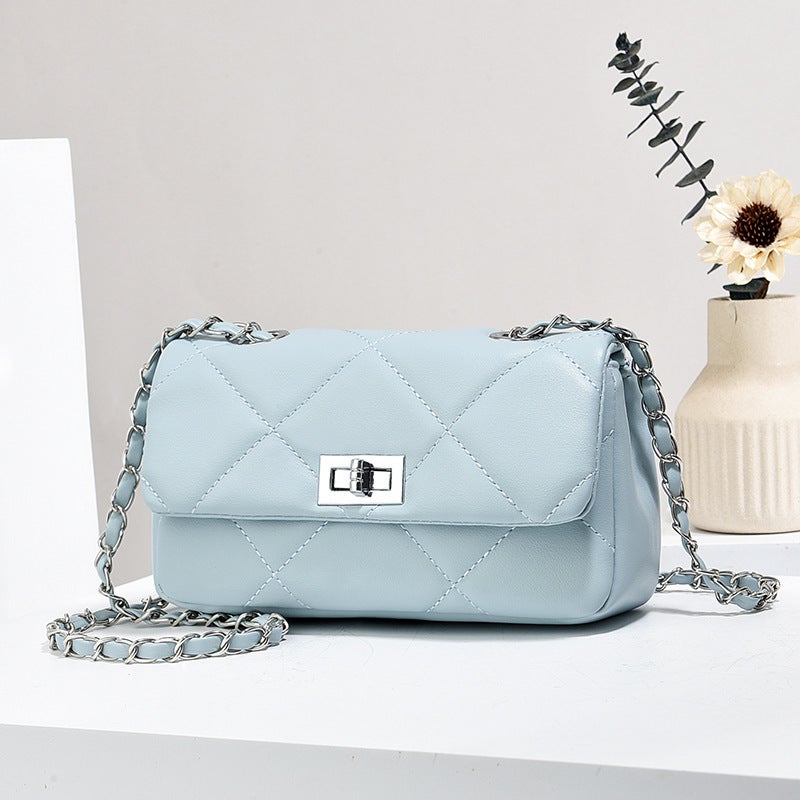 New Style Lingge Internet Celebrant Women'S Bag Style Textile All-Match Mobile Phone Bag Western Style Women'S Shoulder Crossbody Bag - Image 5