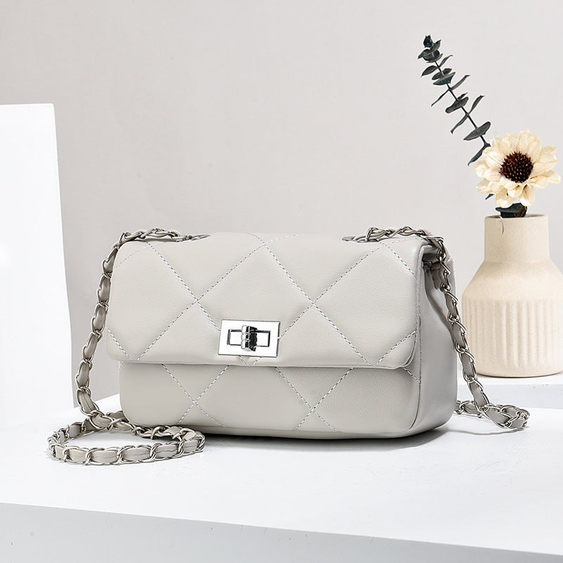 New Style Lingge Internet Celebrant Women'S Bag Style Textile All-Match Mobile Phone Bag Western Style Women'S Shoulder Crossbody Bag - Image 3