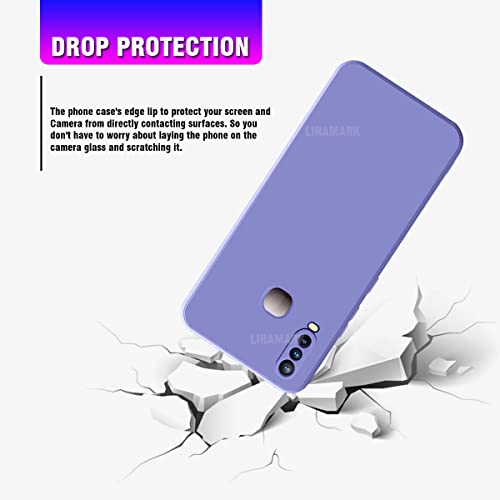 LIRAMARK Silicone Soft Back Cover Case for Vivo Y17 / Y15 / Y12 / Y11 / U10 (Blue) - Image 4