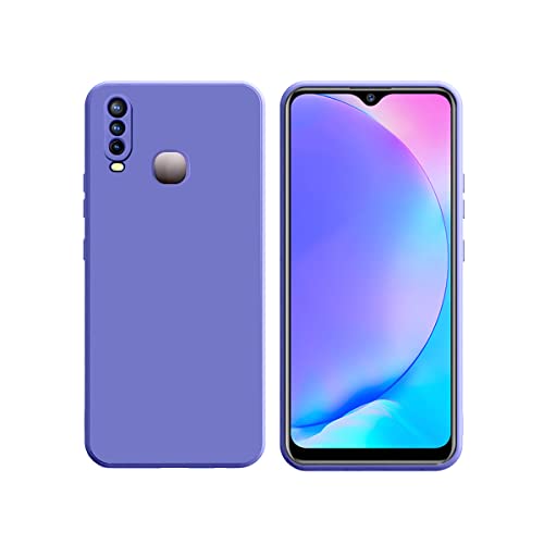LIRAMARK Silicone Soft Back Cover Case for Vivo Y17 / Y15 / Y12 / Y11 / U10 (Blue) - Image 1