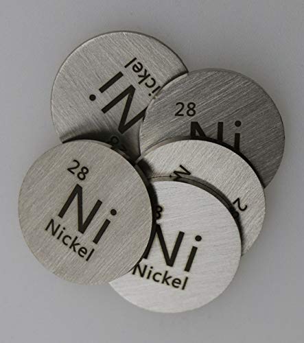 PFS Nickel (Ni) 24.26mm Metal Disc 99.9% Pure for Collection or Experiments - Image 2