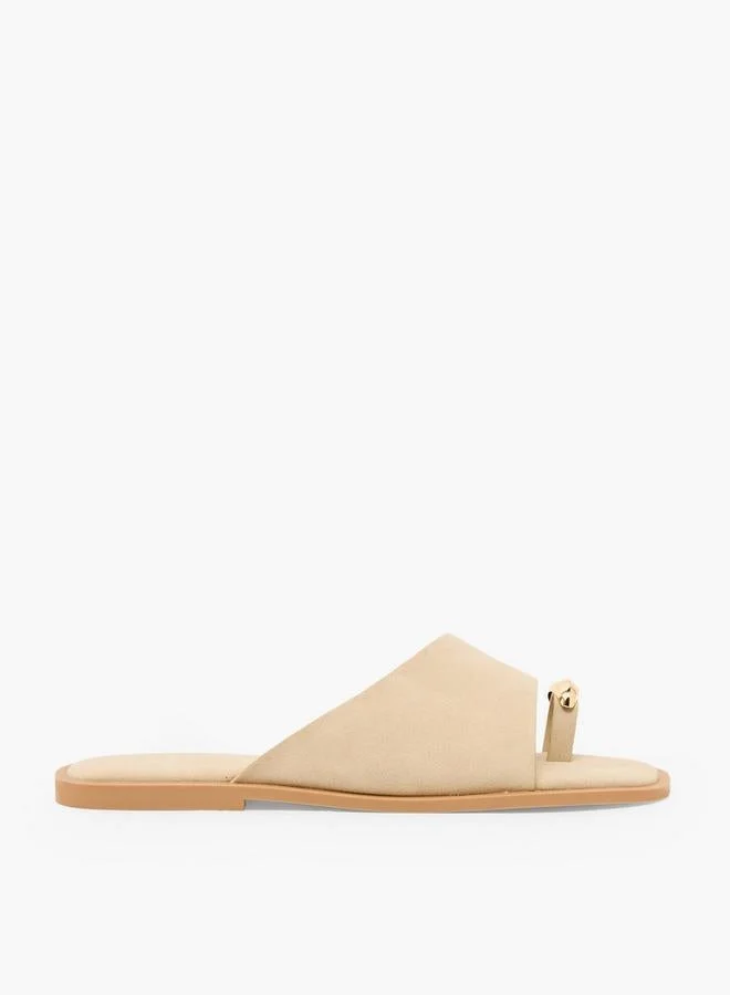 Women Slip On Toe Ring Sandals