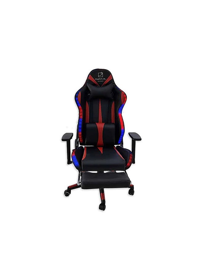 BACK COMFORT Gaming Chair with Side Speakers and LED Lights | Adjustable Footrest and Reclining Back | Bluetooth Audio | 1-Year Warranty  - Image 1