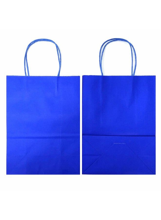 AZOWA Gift Bags Small Kraft Paper Bags with Handles (5 x 3.1 x 8.2 in, Royal Blue, 12 Pcs) - Image 5