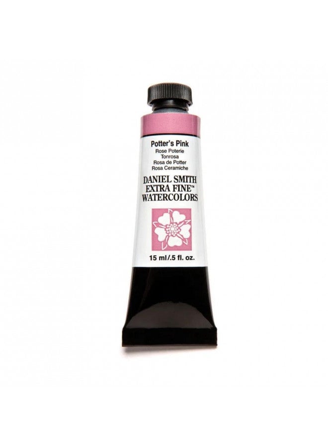 Daniel Smith Extra Fine Watercolor Paint, 15ml Tube, Potter's Pink, 284600148 - Image 1