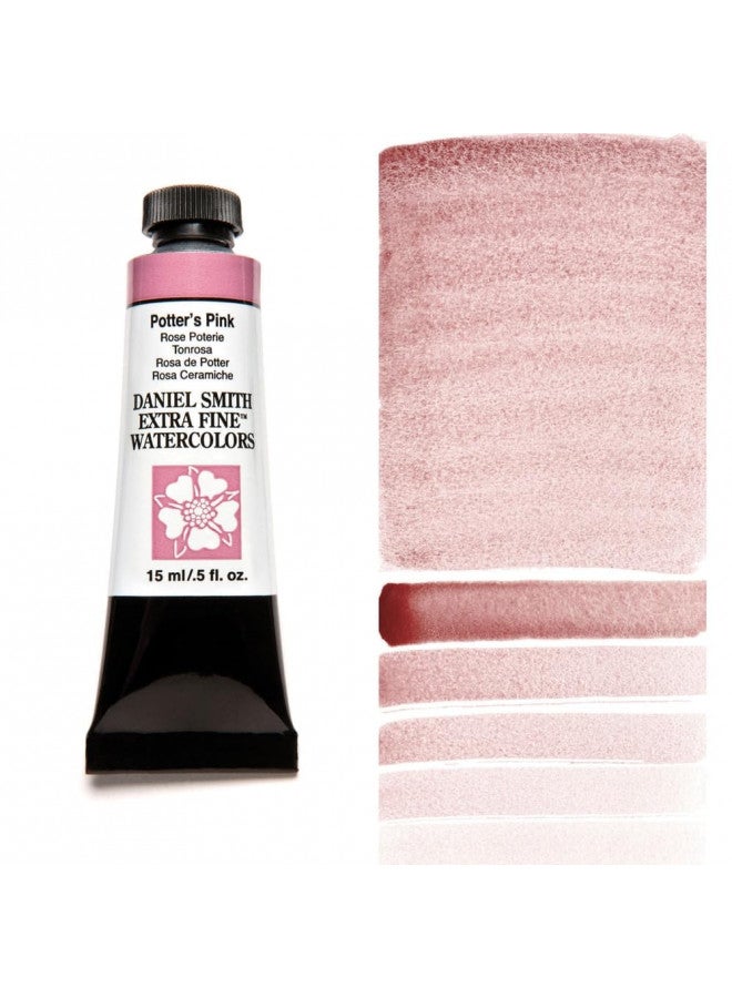 Daniel Smith Extra Fine Watercolor Paint, 15ml Tube, Potter's Pink, 284600148 - Image 2