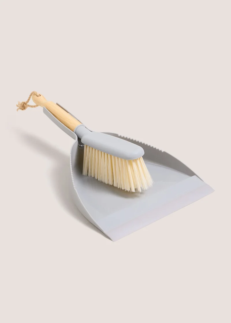 Matalan Grey Dustpan Brush