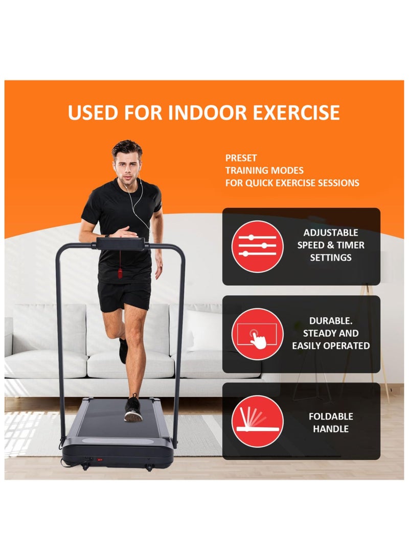 Portable Under Desk Treadmill 2 in 1 Walking Machine,Walking Pad for Home/Office, Portable Walking Treadmill, Walking Jogging Machine with 265 lbs
