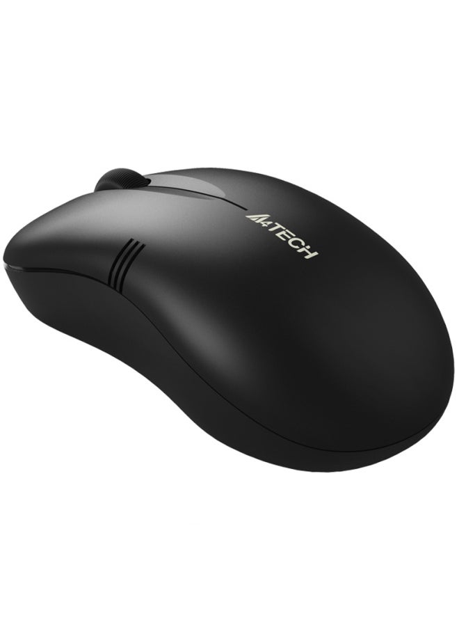 A4tech Wg-100 Wireless Mouse, Laptop And Desktop Computer Office Home Portable Energy-saving Mouse, Usb Interface, Black