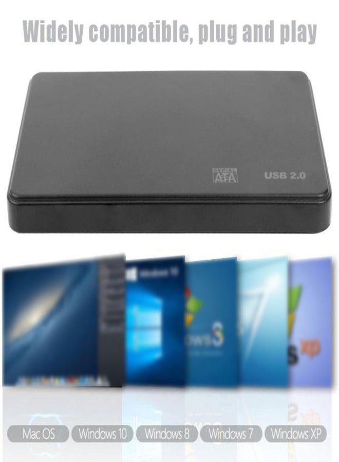 2.5 Inch Sata HDD SSD to USB 2.0 Case Adapter 5Gbps Hard Disk Drive Enclosure Box Support 2TB HDD Disk for OS Windows - Image 2