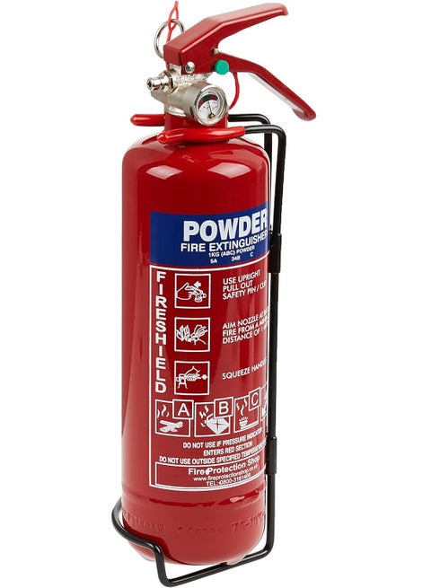 1 kg Dry Powder Fire Extinguisher ABC FireShield for Homes, Cars, and Vans