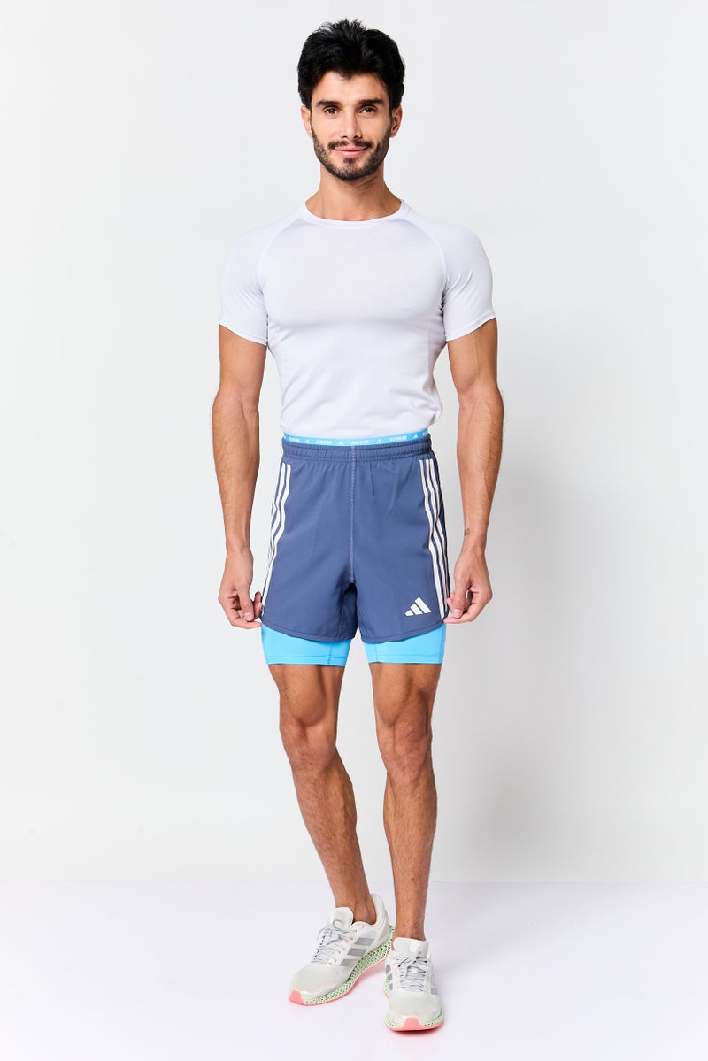 Adidas Men Regular Fit Brand Logo Running Shorts, Multicolor - Image 3